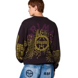 GRIMEY ROYAL PAW KNIT SWEATER GKSW646-BLK Μαύρο Εικόνα 0