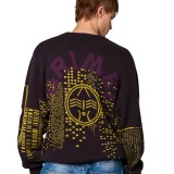 GRIMEY ROYAL PAW KNIT SWEATER GKSW646-BLK Μαύρο Εικόνα 2