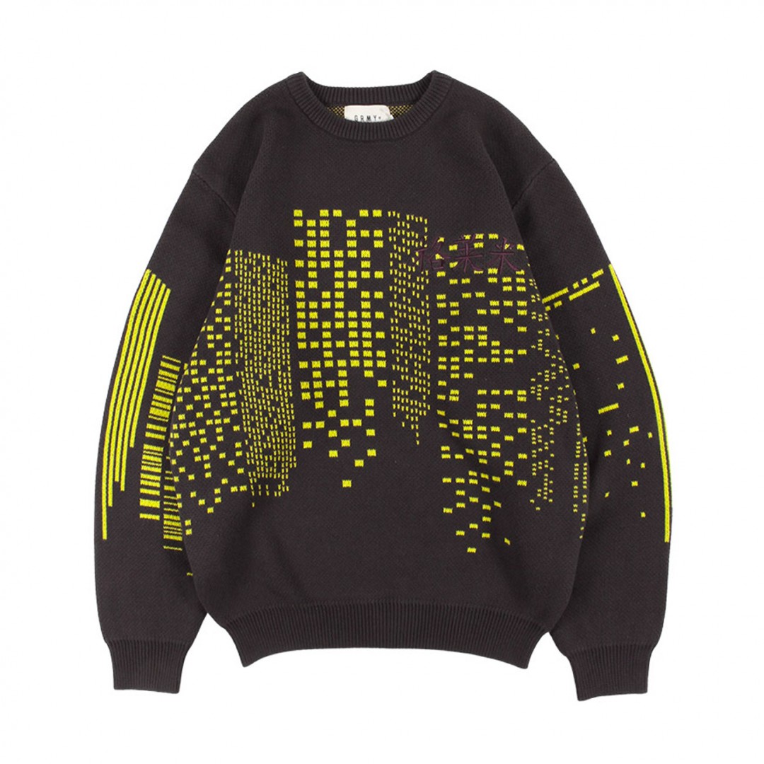GRIMEY ROYAL PAW KNIT SWEATER GKSW646-BLK Μαύρο