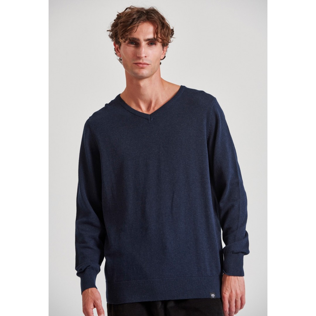 FUNKY BUDDHA FBM010-002-09-NAVY MEL Μπλε