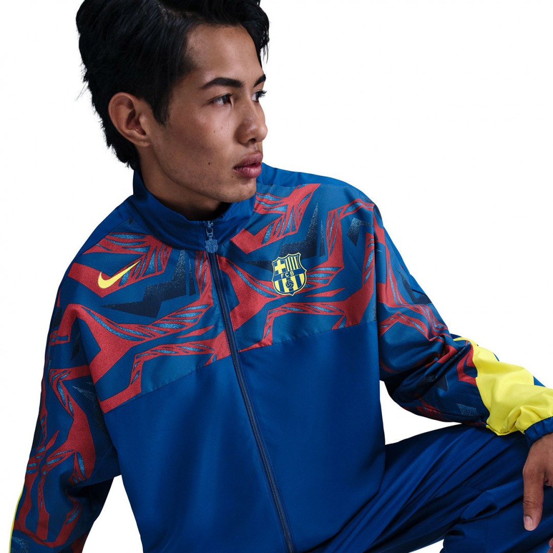 NIKE FCB M NK STRTFV WVN JKT SE GX FZ1281-431 Μπλε