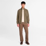 TIMBERLAND EXETER RIVER BRUSHED BACK FULL-ZIP FUNNEL NECK TB0A5MDEA58-A58 Κhaki Image 2