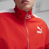 PUMA T7 OVERSIZED WOVEN TRACK JACKET 626913-11 Red Image 1