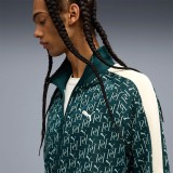 PUMA T7 AOP TRACK JACKET PT 634315-75 Green Image 1