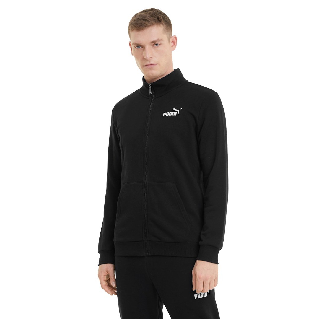 PUMA ESS TRACK JACKET FL 586694-01 Μαύρο
