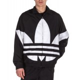 adidas Originals BIG TREFOIL TRACK TOP FM9892 Black Image 1