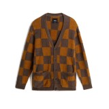 VANS CANFIELD CHECKERBOARD CARDIGAN VN000HE0DAM-DAM Καφέ Εικόνα 4