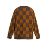 VANS CANFIELD CHECKERBOARD CARDIGAN VN000HE0DAM-DAM Καφέ Εικόνα 5