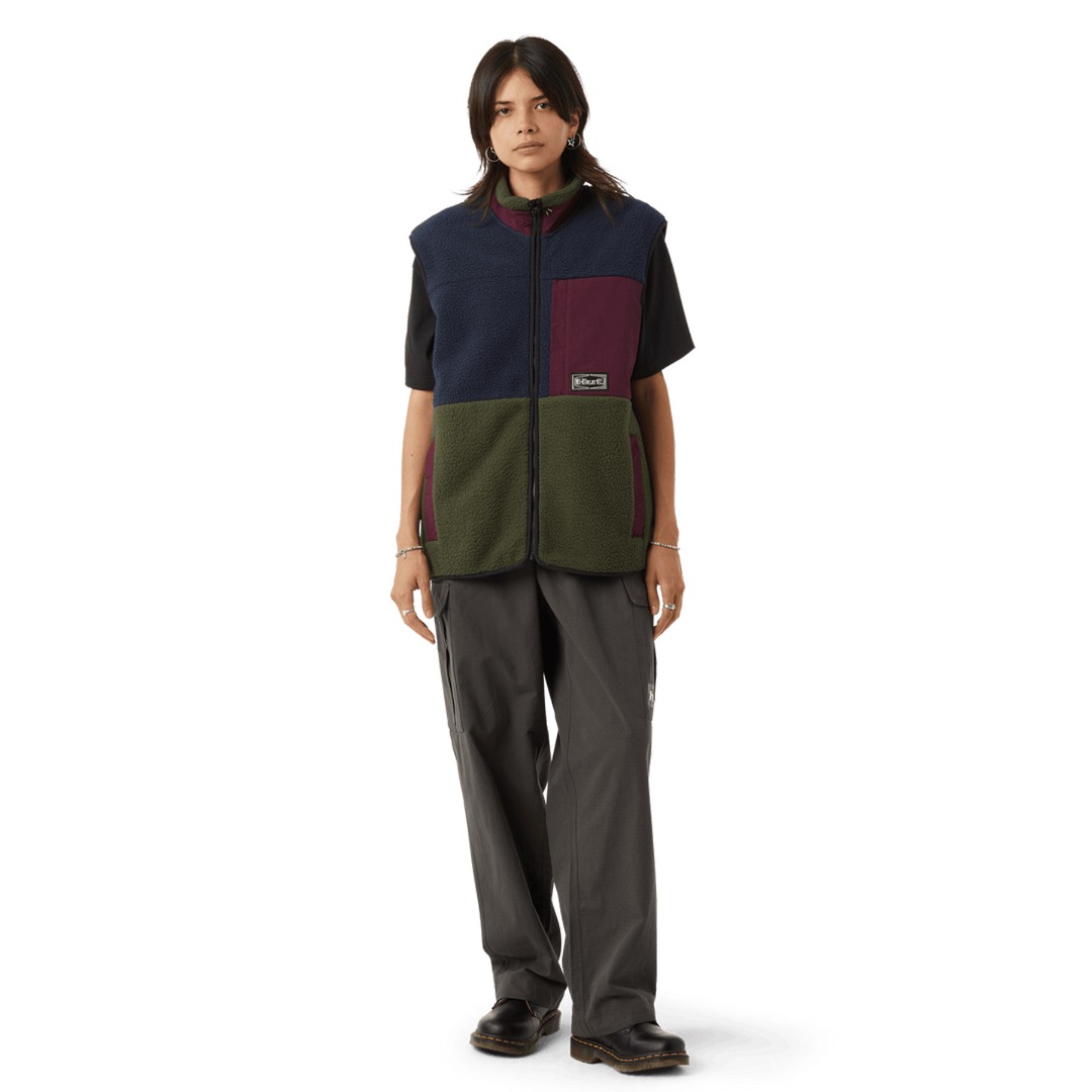 HUF SONOMA HIGH PILE VEST JK00444-MULTI Πολύχρωμο