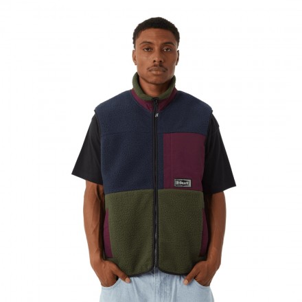 HUF SONOMA HIGH PILE VEST JK00444-MULTI Πολύχρωμο