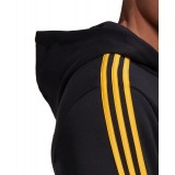 adidas Performance ESSENTIALS 3-STRIPES FLEECE HOODIE GD5232 Black Image 1