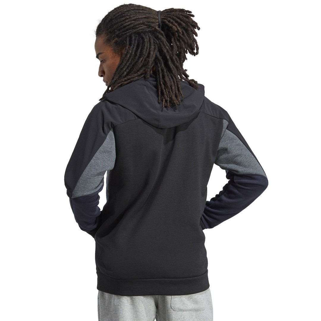 adidas Sportswear M ESS CB FZ HD HY5936 Μαύρο