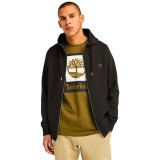 TIMBERLAND EXETER RIVER BRUSHED FULL ZIP HOODIE TB0A2BNBX65-X65 Μαύρο Εικόνα 