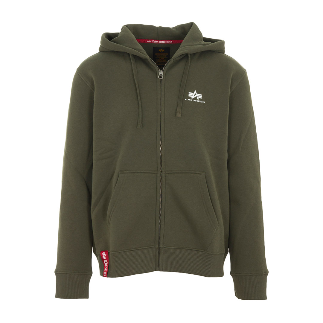 ALPHA INDUSTRIES BASIC ZIP HOODY SL 118342-142 ΛΑΔΙ