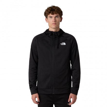 THE NORTH FACE M REAXION 2.0 HOODED FULL ZIP JACKET NF0A8DVYKS7-KS7 Black