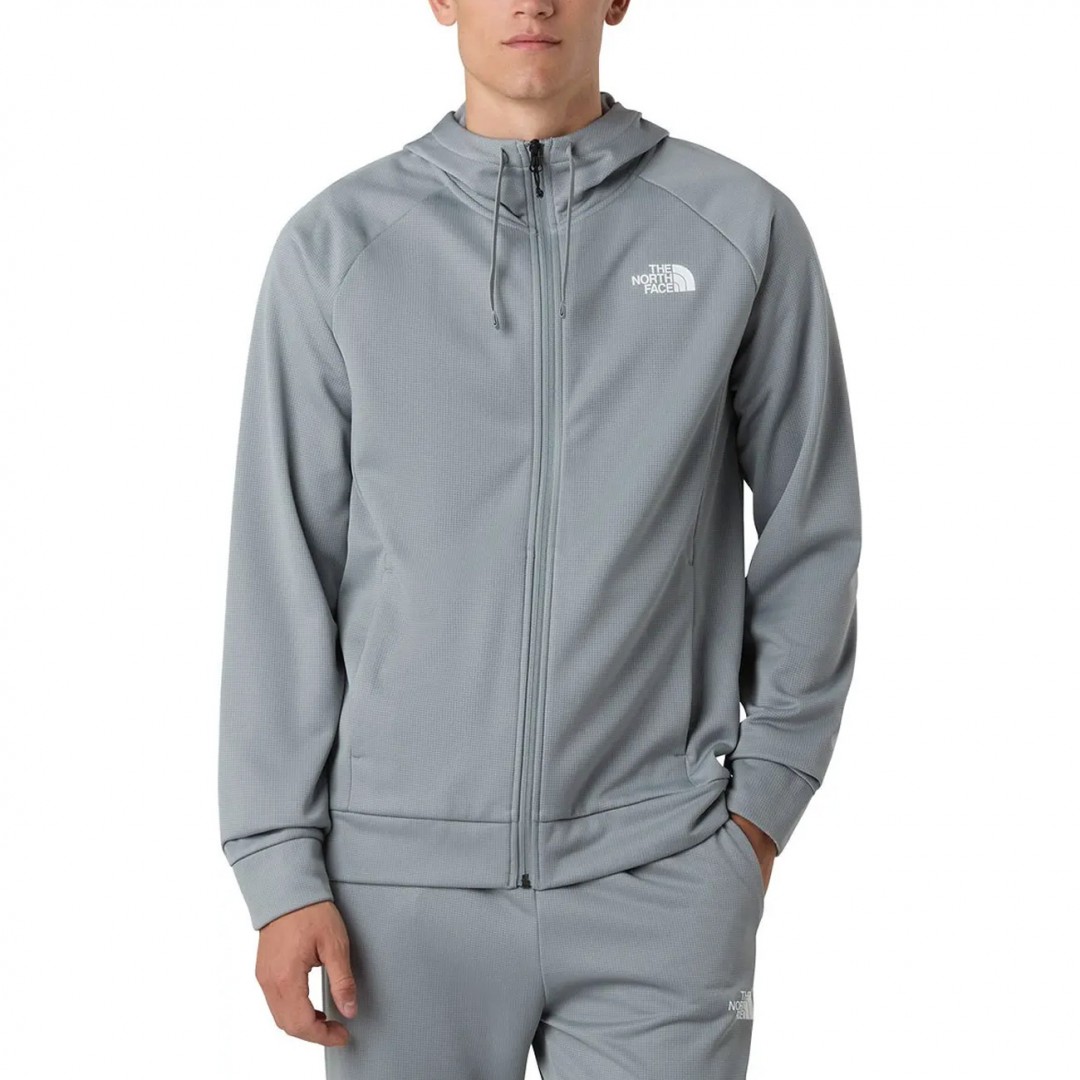 THE NORTH FACE M REAXION 2.0 HOODED FULL ZIP JACKET NF0A8DVYPUW-PUW Grey
