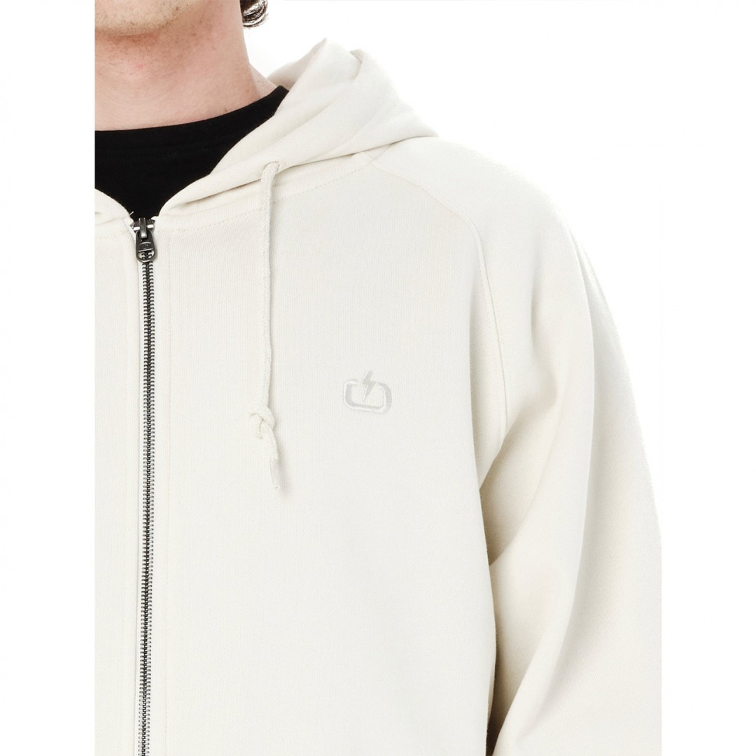 EMERSON MEN'S FULL ZIP HOODIE 262.EM21.89-CLAY WHITE Εκρού