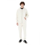 EMERSON MEN'S FULL ZIP HOODIE 262.EM21.89-CLAY WHITE Εκρού Εικόνα 4