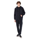 EMERSON MEN'S FULL ZIP HOODIE 262.EM21.89-DUSKY BLUE Μπλε Εικόνα 4