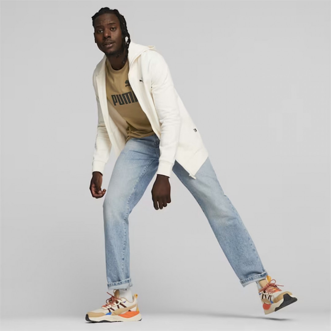 PUMA BETTER ESSENTIALS FULL-ZIP HOODIE TR 675979-99 Ecru