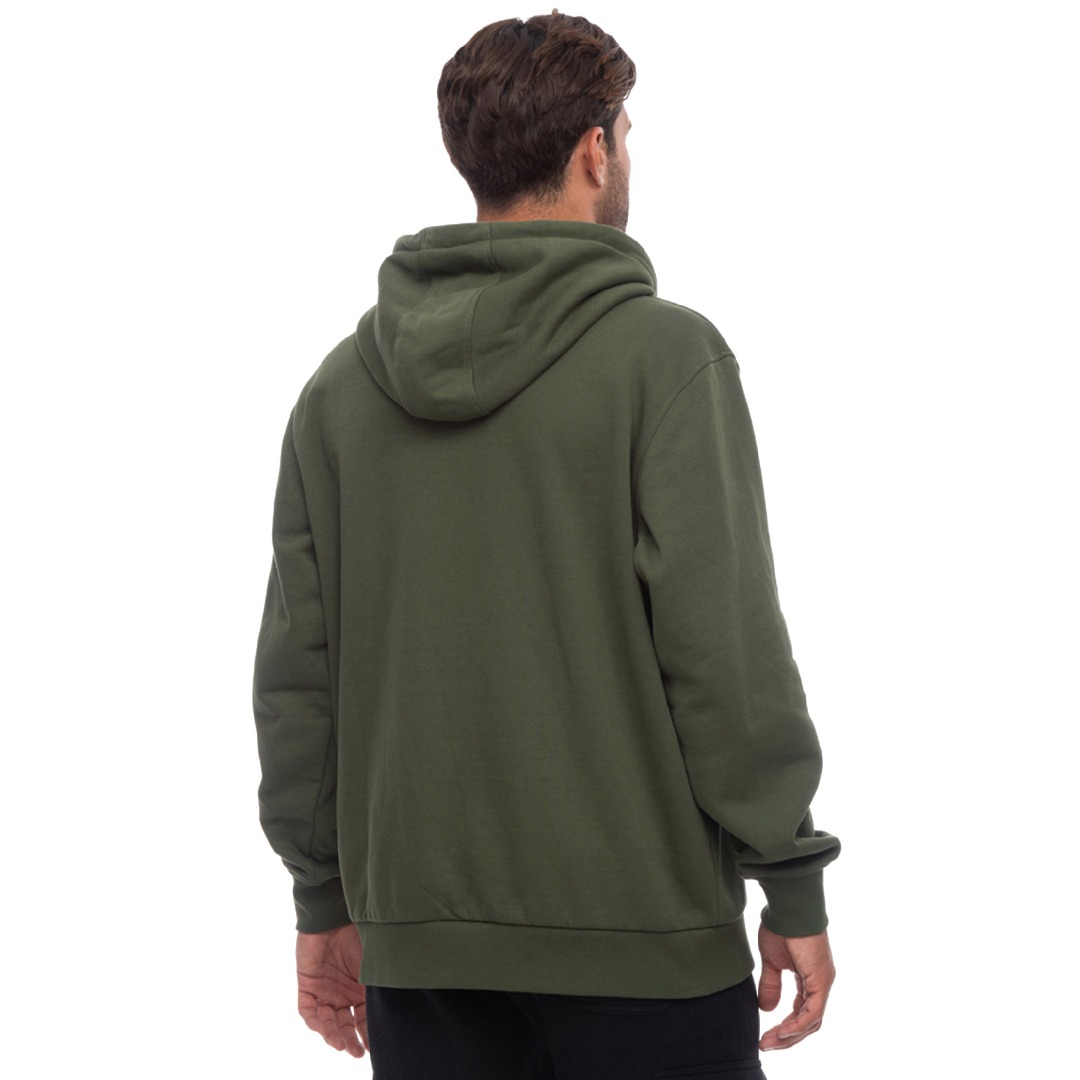 BE:NATION LOGO FULL ZIP HOODIE 07302301-13B Χακί