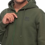 BE:NATION LOGO FULL ZIP HOODIE 07302301-13B Χακί Εικόνα 4