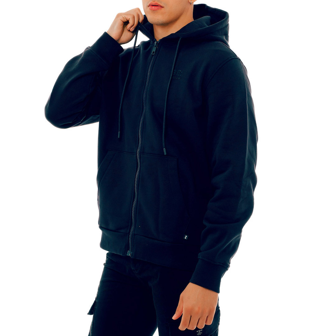BE:NATION LOGO FULL ZIP HOODIE 07302301-4B Blue