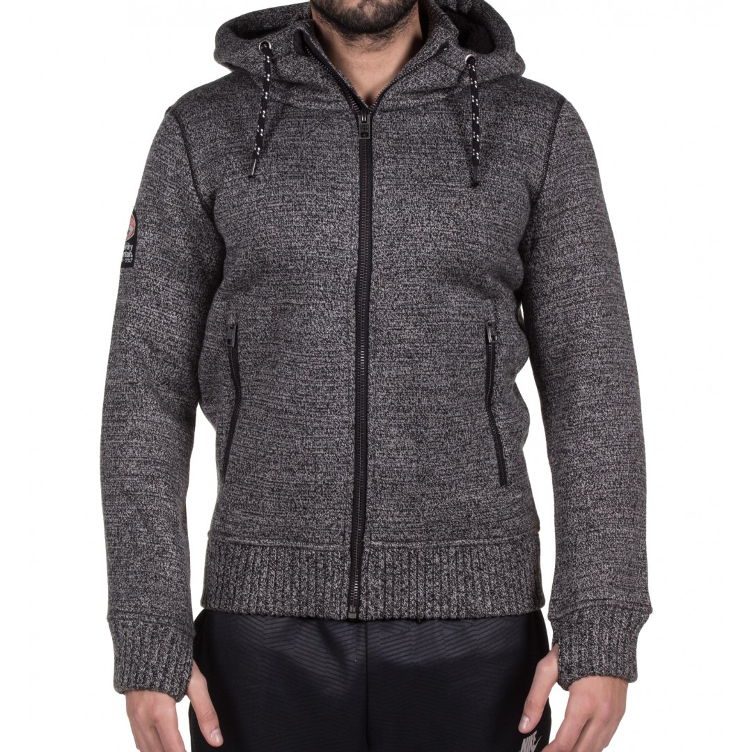 SUPERDRY EXPEDITION ZIPHOOD M20001MP-EZO Coal