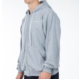 GSA SPORT HOODIE JACKET (BRUSHED) 28-1405-GREY MELANGE Grey Image 1