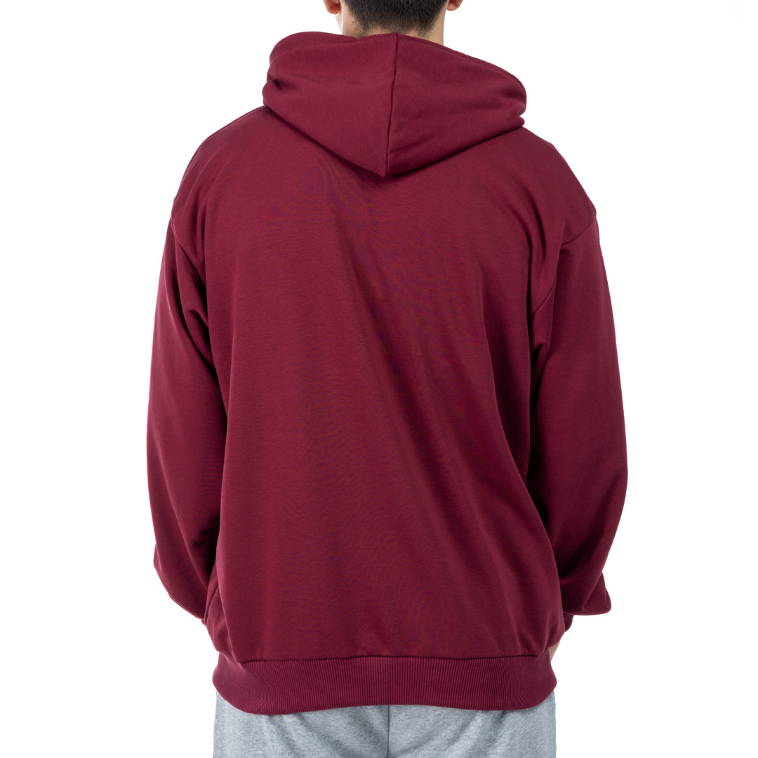 GSA SPORT HOODIE JACKET (BRUSHED) 28-1405-OXBLOOD Μπορντό