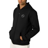 GSA SUPERCOTTON MENS BIG LOGO ZIP HOODIE FLEECE GA12503-BLACK Μαύρο Εικόνα 0