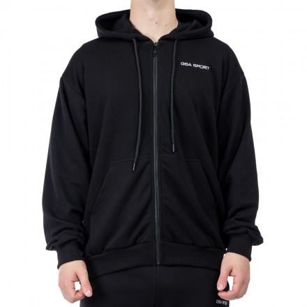 GSA SPORT HOODIE JACKET (BRUSHED) 28-1405-BLACK Μαύρο