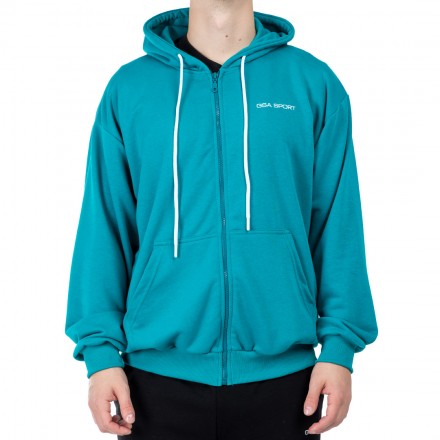GSA SPORT HOODIE JACKET (BRUSHED) 28-1405-PETROL Πετρόλ