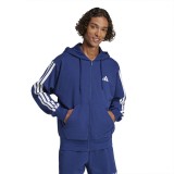 adidas sportswear M 3S FT FZ HD JE6341 Blue Image 