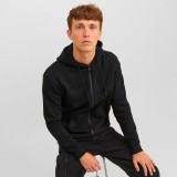 JACK & JONES JJEBRADLEY SWEAT ZIP HOOD NOOS 12249342-4385557 Black Image 1