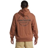 QUIKSILVER GRAPHIC ZIP HOODIE AQYFT03413-CNW0 Καφέ Εικόνα 0