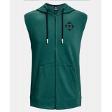 UNDER ARMOUR PJT RCK HWT TERRY SL FZ Q1 1377434-722 Petrol Image 1