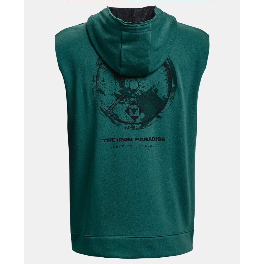UNDER ARMOUR PJT RCK HWT TERRY SL FZ Q1 1377434-722 Petrol