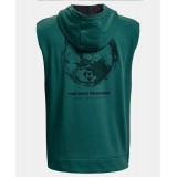 UNDER ARMOUR PJT RCK HWT TERRY SL FZ Q1 1377434-722 Petrol Image 2