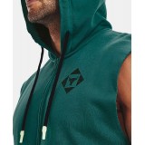 UNDER ARMOUR PJT RCK HWT TERRY SL FZ Q1 1377434-722 Petrol Image 3