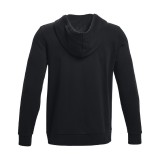UNDER ARMOUR ESSENTIAL FLEECE FZ HOOD 1373881-001 Μαύρο Εικόνα 2