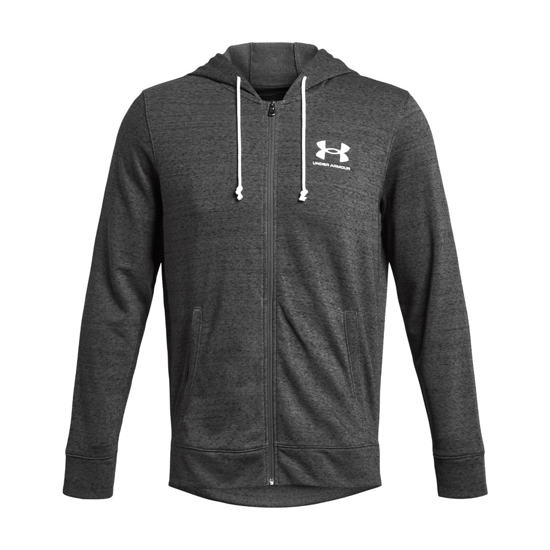 UNDER ARMOUR RIVAL TERRY LC FZ 1370409-025 Coal