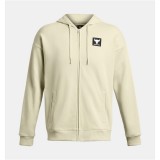 UNDER ARMOUR PJT ROCK 6M HWT TERRY FZ 1383598-273 Ecru Image 1