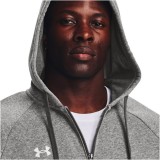 UNDER ARMOUR RIVAL FLEECE FZ HOODIE 1379767-025 Γκρί Εικόνα 1
