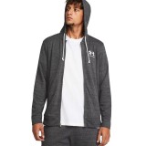 UNDER ARMOUR RIVAL TERRY LC FZ 1370409-025 Coal Image 