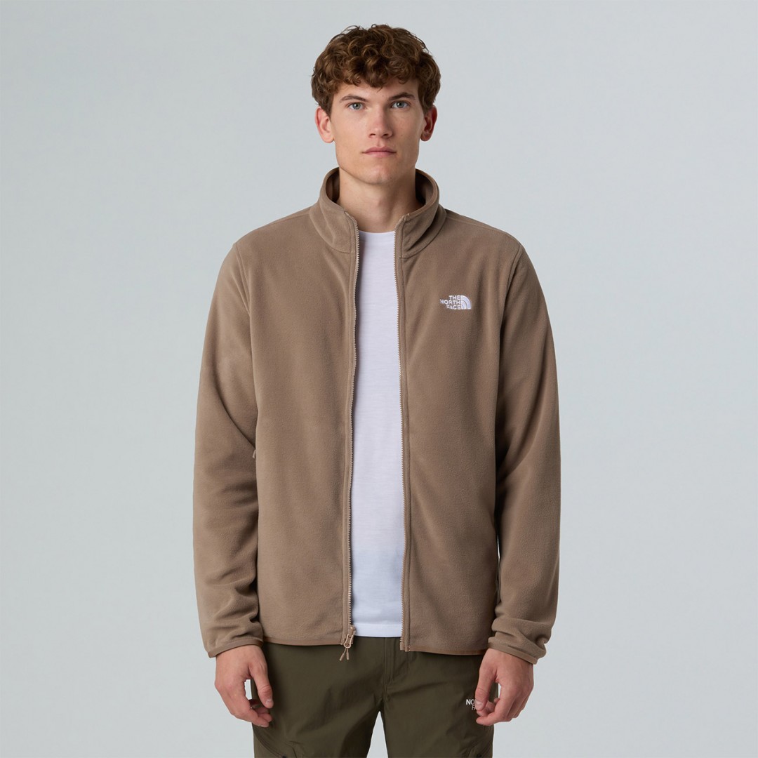THE NORTH FACE M GLACIER FLEECE JACKET NF0A8D0RBOW-BOW Καφέ