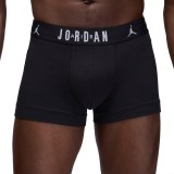 JORDAN MENS FLIGHT COTTON 3PK TRUNK JM0693-023 Μαύρο Εικόνα 0