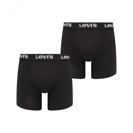 LEVI'S MEN REPEAT LOGO BOXER BRIEF 2P 37149-1191-BLACK Μαύρο