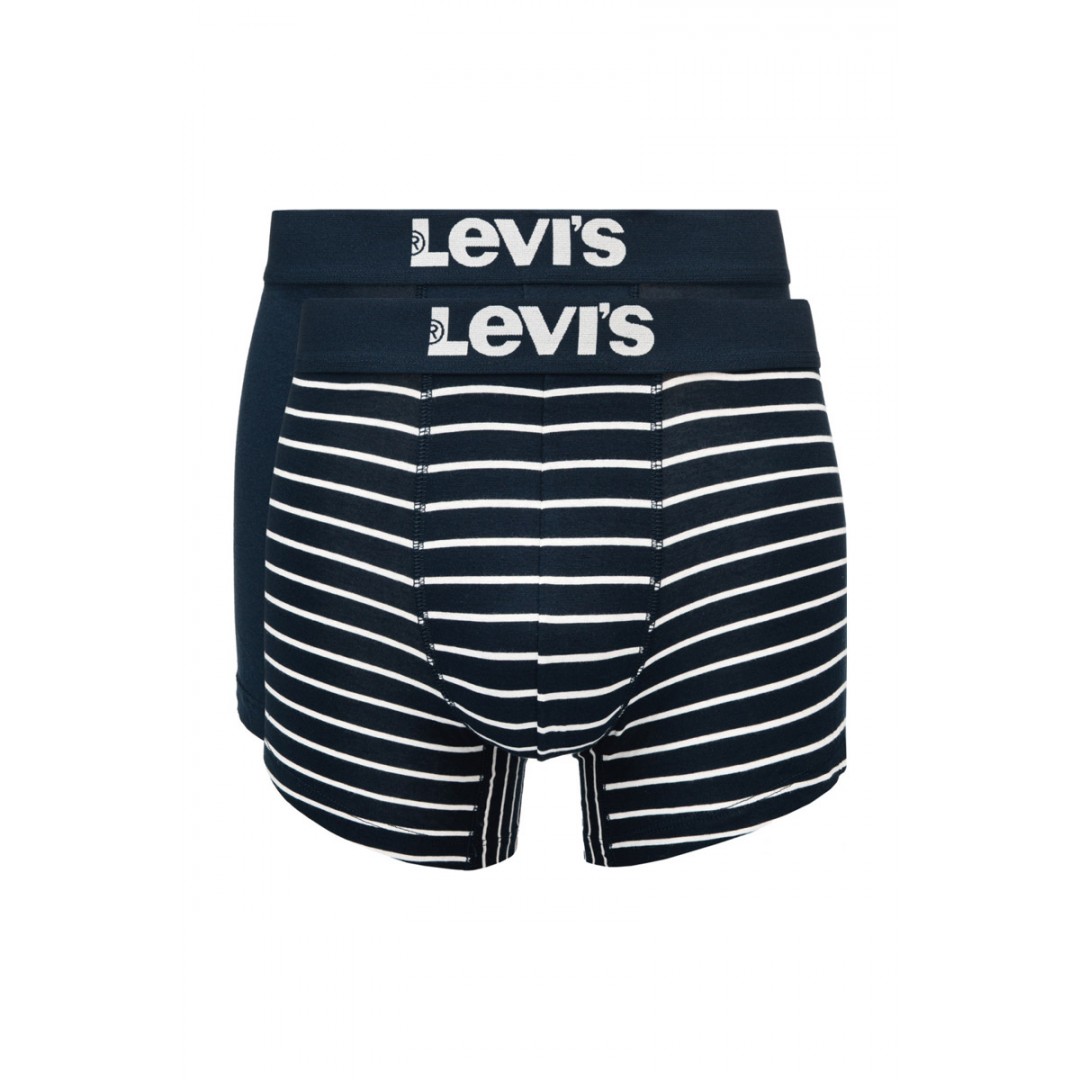 LEVI'S MEN VINTAGE STRIPE YD BOXER BRIEF 2P 37149-0209-NAVY Μπλε