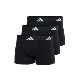 adidas ACTIVE FLEX COTTON BOXER 3PK 4AM002-000 Μαύρο Εικόνα 1